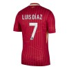 Virallinen Fanipaita Liverpool Luis Diaz 7 Kotipelipaita 2024-25 - Miesten